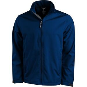 Elevate Mens Maxson Softshell Jacket / Navy